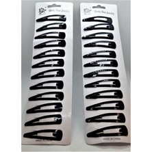 Happy Trend Kadın 2 Paket 20 Adet Büyük Çıtçıt Toka 5cm, Çıt Çıt Toka 5cm