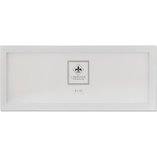 Mabelme Store Prime Frames Çerçeve, Ahşap, Beyaz, 4X12