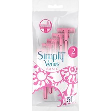 Happy Trend Venus Simply Venus 2 Basic Kullan At Kadın Tıraş Bıçağı 5 Adet