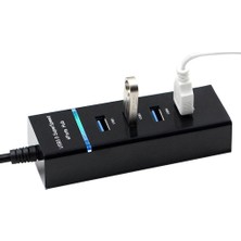 Happy Trend USB 3.0 Çoğaltıcı Çoklayıcı Hub Adaptör Switch Hız: Usb3.0-5gbit/sn 4 Adet Usb3.0 Kablo Uzunluğu: 30 cm 4 Farklı Cihazı Usb3.0 Hızında Tek Noktadan Aynı Anda Bağlayın