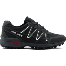Happy Trend Siyah Erkek Trekking Outdoor Spor Ayakkabı