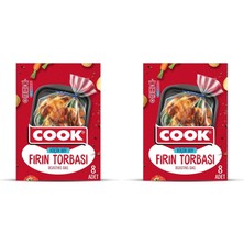 Happy Trend Fırın Torbası Standart Boy 25 x 38 cm (8 Adet/kutu Içi) 2li Paket