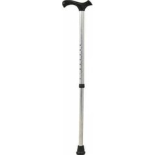 Happy Trend Ayarlı Sağlam Denge Bastonu Asa Metal Baston 80CM-100CM 5 Kademe Ayarlanan Dağ Yürüyüşüne Uygun