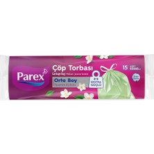 Happy Trend Güçlü Büzgülü Çöp Torbası Yasemin Kokulu Orta Boy 15'li