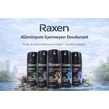Mabelme Store Prime Raxen Erkek Deodorant Spreyi - Serisi - 150ML - Etkili Ter Kokusu Önleyici - Alüminyumsuz ve Leke Bırakmayan Formül - Gün Boyu Ferahlık Veren Er