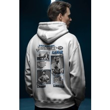 Sevbano Kendrick Lamar Rapper Şarkıcı Ön Baskılı Unisex Oversize Premium Hoodie