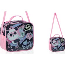 Kawin Adel Kids Beslenme Çantası, Cute Panda, Pvc