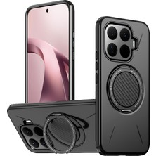 Happy Trend [mag-Forge] Xiaomi 17T Için Kılıf 360° Dönebilen Standlı [magsafe ile Uyumlu] Xıaomı 17T Koruyucu Güçlü Manyetikli Pc+Tpu Tasarım Darbelere Dayanıklı Xiaomi 17T Kılıfı (Siyah)