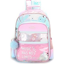 Kawin Chımola Unisex Çocuk Sırt Çantası, Pembe, M