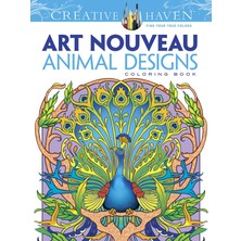 Happy Trend Haven Art Nouveau Animal Designs Coloring Book