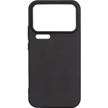 Happy Trend Xiaomi Mi 17 Pro Max ile Uyumlu Silikon Kılıf Mat Pastel Renkli Parmak Izi Bırakmayan Yumuşak Kapak Biy Siyah