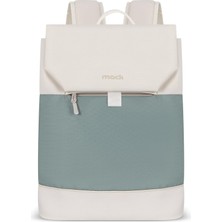 Kawin Mack Zen Eco MCE-1307 Sırt Çantası - Mac Book Çantası, Hırsızlığa Karşı Koruma, Küçük, Mini, 13-14 Inç Laptop, Günlük ve Iş Kullanımı, Şık Tasarım, Üniversite ve Okul Için, Yeşil Bej