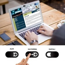 Happy Trend Kriko Webcam Cover Notebook ve Telefon Kamera Kapatıcı Koruyucu 5 Adet 1234568676