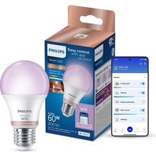 Happy Trend Smart LED Ampul A60 E27 60W Eşdeğer Rgb - Google Home, Alexa, Homekit ve Matter Uyumlu