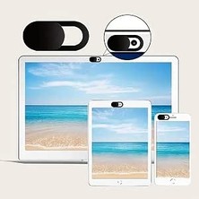 Happy Trend 5'li Set, Dizüstü Bilgisayar Tablet ve Telefon Için Kamera Koruyucu (Siyah)