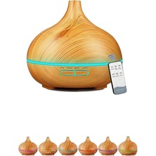 Royaleks Vothoon Hava Nemlendirici 7 LED Işıklı Aromatik Oda Kokusu 550 ml Kahve Aroma Difüzörü Buhar Makinası