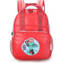 Kawin Chımola Unisex Çocuk Sırt Çantası, Kırmızı, M