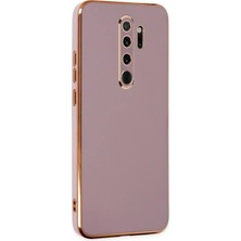 Happy Trend Xiaomi Redmi Note 8 Pro Için Kılıf Olive Plated Lila [redmi Note 8 Pro ile Uyumlu Kılıf - Lila]