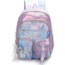 Kawin Chımola Unisex Çocuk Sırt Çantası, Mor, M