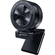 Happy Trend Kiyo Pro - Yüksek Performanslı Işık Sensörlü ve Standlı USB Yayın Kamerası (Full Hd Video 1080P, 60 Fps, Hdr, Geniş Açılı Lens, Open Broadcaster Yazılımı, Xsplit) Siyah