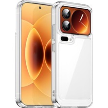 Happy Trend Xiaomi 17 Pro ile Uyumlu Kılıf, 2mm Kalınlaştırılmış Şeffaf Silikon, Darbe Emici Kamera Korumalı Esnek Arka Kapak