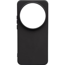 Happy Trend Xiaomi Mi 15 Ultra ile Uyumlu Kılıf Silikon Mat Pastel Renkli Yumuşak Parmak Izi Bırakmayan Ince Kapak Biy Siyah