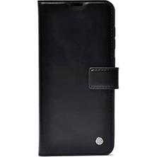Happy Trend Xiaomi Mi 12T ile Uyumlu Kılıf Kapaklı Cüzdan Kart Bölmeli Stand Olabilen Iç Kısım Silikon Kapak Delüx Siyah
