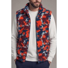 Happy Trend Yelek Içi Şardonlu Sherpa Peluş Yelek Tam Fermuarlı Cepli Kuzu Outdoor Yelek