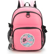 Kawin Chımola Unisex Çocuk Sırt Çantası, Pembe, M