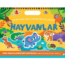 İndigo Çocuk Çıkartmalarla Bitmeyen Eğlence - Hayvanlar