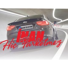 Str Store Inan Hiç Farketmez Yazı Araba-Motosiklet Cam Etiket Sticker 20X7 cm
