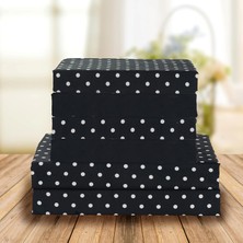 Str Store Lüks Yumuşak Yatak Çarşafları Polkadot Desenli 1500 Iplik Sayısı Perkal Mısır Kalitesinde Yumuşaklık Kırışma ve Solmaya Karşı Dayanıklı (6 Parça) Yatak Seti, Kraliçe, Siyah