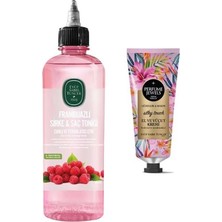 Mabelme Store Prime Frambuazlı Sirke & Saç Toniği 500 ml ve Pj El ve Vücut Kremi Sılky 50 ml