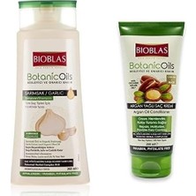 Mabelme Store Prime Bioblas Sarımsak Şampuan 360 ml ve Argan Saç Bakım Kremi 250 ml