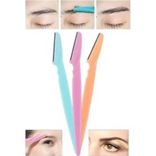 Str Store Royal Paris Profesyonel Kaş Usturası ve Yüz Şekillendirici 3'lü Set - Güvenli Tırtıklı Jilet Yapısı ile Hassas Tüy Alma ve Dermaplaning Bıçağı