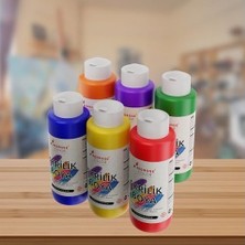 Mabelme Store Prime Ara Renkler Akrilik Boya 6'lı Set 6X120 ml