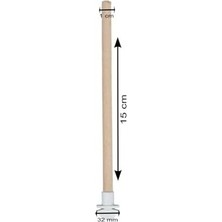 Mabelme Store Ağaç Ahşap Kuş Tüneği Kuş Tünek Boy 15 cm Çap 10 mm 1 Adet