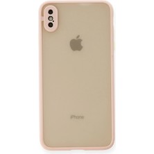 Apple iPhone Xs Max Kılıf Montreal Silikon Kapak - Pembe
