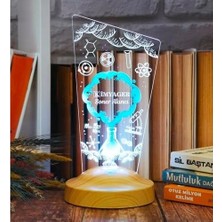 Mabelme Store Kimyagere Meslek Hediyesi LED Masa Lambası, Kimya Günü ve Kimyagerler Haftası Hediye LED Lamba