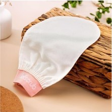 Mabelme Store Prime Let'scrub Ekru Banyo Duş Kesesi Peeling ELDIVENI%100 Floş Ipek Normal Ciltler Için