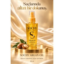 Sochy Saç Bakım Yağı 100 ml Yoğun Onarıcı Argan Yağı & E Vitamini & B3 Vitamini