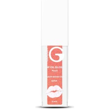 Mabelme Store Prime Dudak Bakım Yağı Şeftali Nektarı – Doğal Işıltı ve Derinlemesine Nem-Lip Oil Gloss (Peach) 6ml