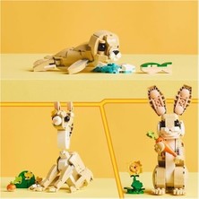 Mabelme Store Prime Creator 3’ü 1 Arada Sevimli Tavşan 31162-8 Yaş ve Üzeri Çocuklar Için Lama ve Fok Figürüne Dönüşebilen Yaratıcı Oyuncak Yapım Seti, Doğum Günü H