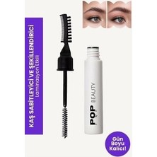 Mabelme Store Prime Pop Beauty Kaş Sabitleyici ve Şekillendirici, Kaş Fırçası, Tarağı ve Sabitleyici Jel (Laminasyon Etkili)