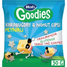 2 Adet Hero Goodies Peynirli Fırınlanmış Karabuğday Nohut Cipsi 30 gr