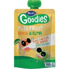 4 Adet Hero Goodies Meyve Püresi Kayısı Elma 100 gr