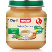4 Adet Milupa Sebze Çorbası Kavanoz 125 gr