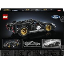 Mabelme Store Prime 1966 GT40 Mkıı Yarış Arabası 42223 – Yetişkinler Için Direksiyonu Çevirmek Için Düğme ve Kaputu Açmak Için Kol Dahil Gerçekçi Özellikler Içeren