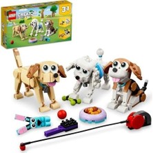 Mabelme Store Prime Creator Sevimli Köpekler 31137-7 Yaş ve Üzeri Çocuklar Için Beagle, Poodle ve Labrador Modelleri Içeren Yaratıcı Oyuncak Yapım Seti (475 Parça)