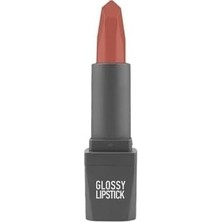 Mabelme Store Prime Uzun Süre Kalıcı Yoğun Renk Veren Nemlendirici Parlak Ruj - Glossy Lipstick 308 Terracotta Nude
